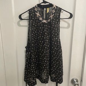 Free People semi-sheer tank